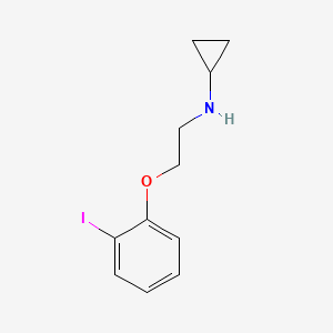 molecular formula C11H14INO B1205681 N-(2-(2-Iodophenoxy)ethyl)cyclopropylamine 