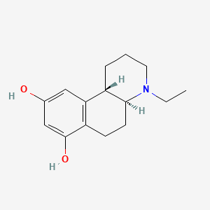 trans-N-Ethyl-7,9-dihydroxyoctahydrobenzo(f)quinoline