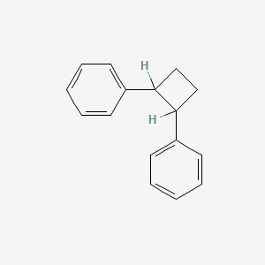 molecular formula C16H16 B1205685 1,2-Diphenylcyclobutane CAS No. 3018-21-1