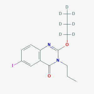molecular formula C14H17IN2O2 B12056899 Proquinazid D7 