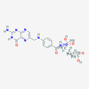 (Rac)-Folic acid-13C5,15N