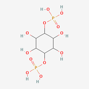 molecular formula C6H14O12P2 B1205694 (2,3,5,6-Tetrahydroxy-4-phosphonooxycyclohexyl) dihydrogen phosphate CAS No. 47055-78-7