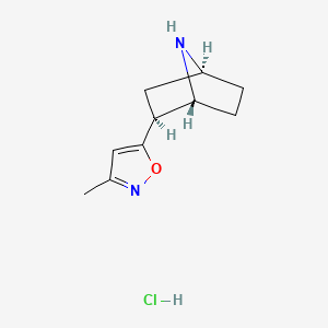 molecular formula C10H15ClN2O B12056966 Epiboxidine hydrochloride 