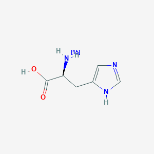 molecular formula C6H9N3O2 B12057018 (2S)-2-(15N)azanyl-3-(1H-imidazol-5-yl)propanoic acid 