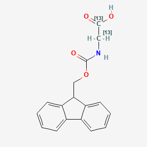 molecular formula C17H15NO4 B12057112 Fmoc-Gly-OH-13C2 