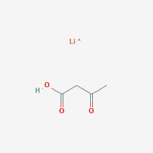 molecular formula C4H6LiO3 B12057170 Acetoacetic acid, lithium salt 