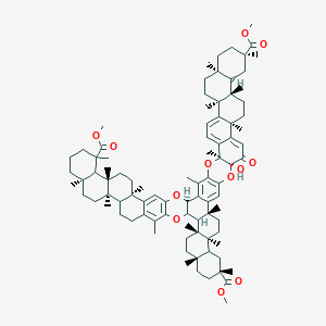 molecular formula C90H122O12 B1205722 Triscutin B 