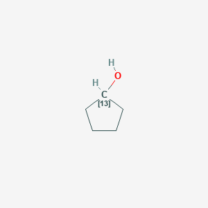 molecular formula C5H10O B12057231 Cyclopentanol(1-13c) 