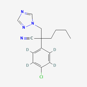 molecular formula C15H17ClN4 B12057277 Myclobutanil D4 CAS No. 2140327-34-8