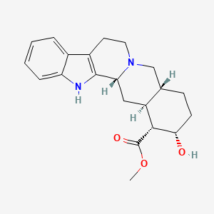 molecular formula C21H26N2O3 B1205729 Pseudoyohimbine CAS No. 84-37-7