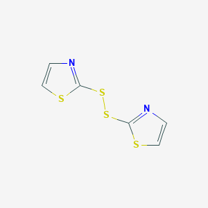 molecular formula C6H4N2S4 B120573 Thiazole, 2,2'-dithiobis- CAS No. 20362-54-3