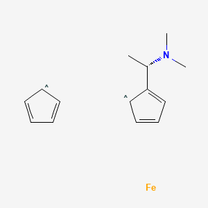 molecular formula C14H19FeN B12057342 S-N,N-Dimethyl-1-ferrocenylethylamine 