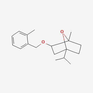 7-Oxabicyclo[2.2.1]heptane, 1-methyl-4-(1-methylethyl)-2-[(2-methylphenyl)methoxy]-, (1R,2S,4S)-rel-