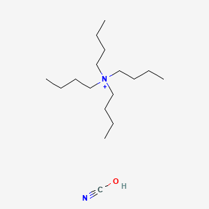 molecular formula C17H37N2O+ B12057359 Tetrabutylammonium cyanate, technical 