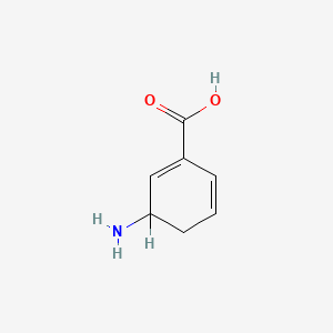 1,5-Cyclohexadiene-1-carboxylic acid, 3-amino-
