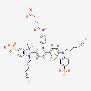 molecular formula C53H58KN3O10S2 B12057365 Iris 7-WS carboxylic acid CAS No. 1356154-86-3