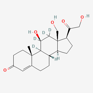 molecular formula C21H30O5 B12057397 18-Hydroxycorticosterone-d4 