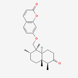 molecular formula C22H38O7 B1205740 Kamolone CAS No. 58939-89-2