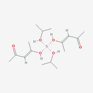 molecular formula C16H32O6Ti B12057444 Titanium diisopropoxide bis(acetylacetonate) 