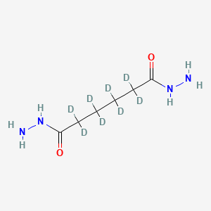molecular formula C6H14N4O2 B12057459 Adipic acid dihydrazide-d8 