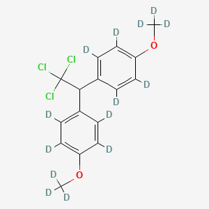 molecular formula C16H15Cl3O2 B12057469 Methoxychlor D14 (bis(4-methoxyphenyl-D7)) 