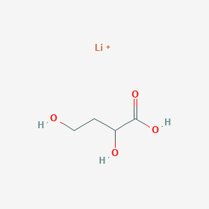 molecular formula C4H8LiO4+ B12057475 lithium;2,4-dihydroxybutanoic acid 