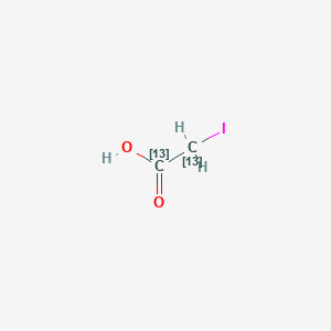 molecular formula C2H3IO2 B12057497 Iodo(~13~C_2_)acetic acid CAS No. 1173023-74-9