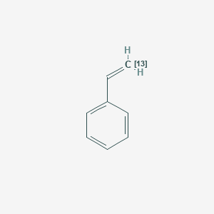 molecular formula C8H8 B12057556 Styrene-beta-13C 
