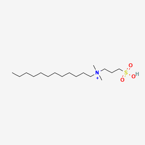 molecular formula C17H38NO3S+ B12057581 Dodecyldimethyl(3-sulfopropyl)azanium 