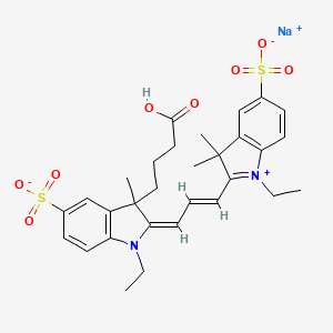 molecular formula C30H35N2NaO8S2 B12057615 Fluorescent orange 547 