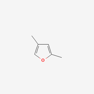 molecular formula C6H8O B1205762 2,4-Dimethylfuran CAS No. 3710-43-8