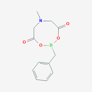 molecular formula C12H14BNO4 B12057637 2-benzyl-6-methyl-1,3,6,2-dioxazaborocane-4,8-dione CAS No. 1257650-78-4