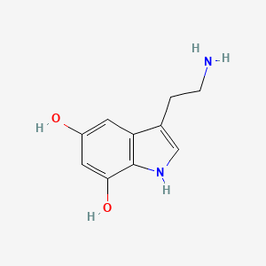 molecular formula C10H12N2O2 B1205766 5,7-Dihydroxytryptamine CAS No. 31363-74-3