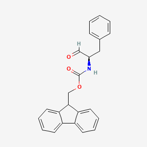 molecular formula C24H21NO3 B12057674 9H-fluoren-9-ylmethyl N-[(2R)-1-oxo-3-phenylpropan-2-yl]carbamate 