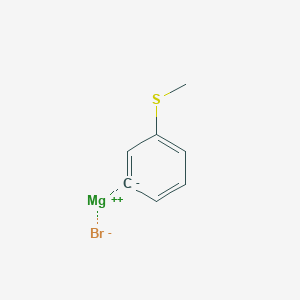 molecular formula C7H7BrMgS B12057723 (3-(Methylthio)phenyl)magnesium bromide 