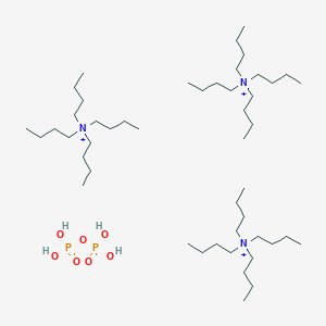 molecular formula C48H112N3O7P2+3 B12057751 Pyrophosphoric acid; tris(tetrabutylammonium ion) 