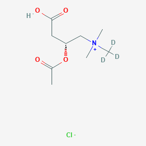 molecular formula C9H18ClNO4 B12057770 Acetyl-L-carnitine-d3 (hydrochloride) 