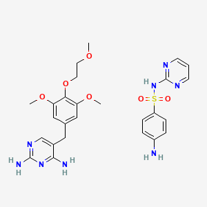 molecular formula C26H32N8O6S B1205779 Tibirox CAS No. 73173-12-3