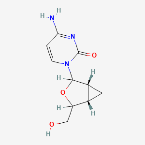 molecular formula C10H13N3O3 B1205780 2',3'-Dideoxy-2',3'-methanocytidine CAS No. 131347-68-7