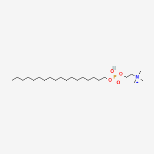 molecular formula C23H51NO4P+ B1205783 O-(Octadecyloxyphosphonyl)choline 