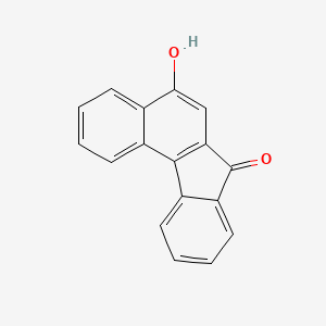 molecular formula C17H10O2 B1205787 5-Hydroxy-7-oxo-7H-benzo(c)fluorene CAS No. 78250-21-2