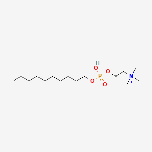 molecular formula C15H35NO4P+ B12057911 Decyloxy(2-(trimethylammonio)ethoxy)phosphinic acid 