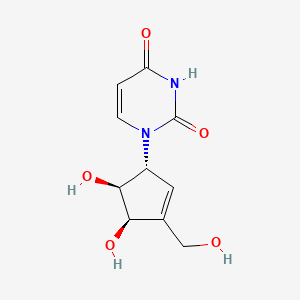 molecular formula C10H12N2O5 B1205792 Cyclopentenyluracil CAS No. 90597-20-9