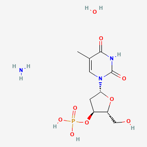 molecular formula C10H20N3O9P B12057925 Thymidine 3'-monophosphate ammonium salt hydrate 