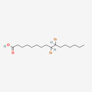 molecular formula C16H30Br2O2 B1205799 9,10-Dibromohexadecanoic acid CAS No. 77503-27-6