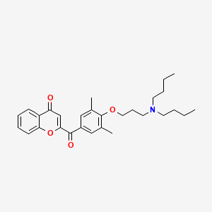 molecular formula C29H37NO4 B1205801 Bucromarone CAS No. 78371-66-1