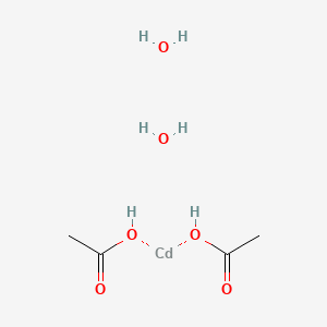 molecular formula C4H12CdO6 B12058054 Cadmium acetate-2-hydrate 