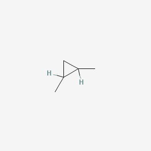 molecular formula C5H10 B1205809 cis-1,2-Dimethylcyclopropane CAS No. 930-18-7