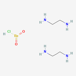molecular formula C4H17ClN4O2Re B12058105 Bis(ethylenediamine)dioxorhenium(V) 