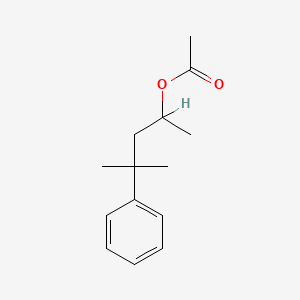 molecular formula C14H20O2 B1205811 1,3-Dimethyl-3-phenylbutyl acetate CAS No. 68083-58-9